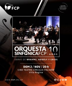 Orquesta Sinfónica en Villa Regina