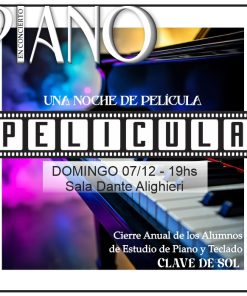 PIANO "UNA NOCHE DE PELICULA"