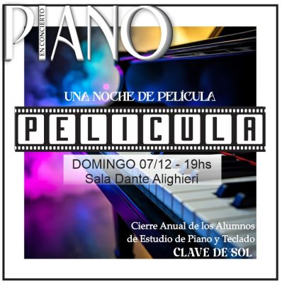 PIANO "UNA NOCHE DE PELICULA"