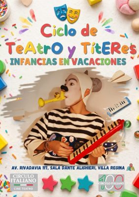 "GORRITO DE LATA" ciclo de teatro y títeres(infancias en vaciones)